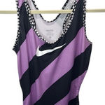 Nike Pro Tank Top Athletic Striped Sleeveless Top Activewear Small Photo 0