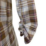 Altar'd State ALTAR’D STATE Jacket Blazer Size XSmall Gray Tan Plaid 3/4 Sleeves Lightweight Photo 5