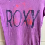 Roxy Purple Logo Short Sleeve Shirt Photo 2