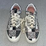 Vans  Old Skool Floral Patchwork Black Pink Retro High Top Shoes Sneakers Sz 6 Photo 0