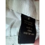 The Limited  917 White Denim Pants Size 6 Mid Rise‎ Straight Leg Classic Style Photo 4