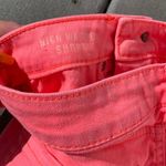 Aeropostale Distressed High Waisted Pink Shorts Photo 3