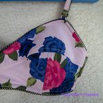 Seafolly floral print bikini top, women size 6 Photo 1
