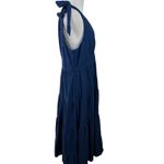 House of Harlow 1960 Blue Tired Linen Tie Strap Dress Size Large Photo 5
