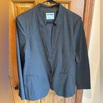 Old Navy  One Button Blazer Charcoal Gray Notched Collar size Large New NWT Photo 0