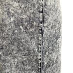 Vintage Denim Blue Jean Pencil Skirt u Size Large Stretch Factory Distressed Den Photo 1