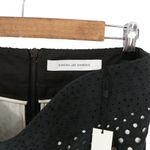 NWT Kimora Lee Simmons Eyelet Black White Asymmetrical Ruffle Hem Skirt 10 Photo 8