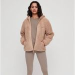Aritzia TNA Beige Sherpa Jacket Photo 10