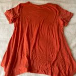 LOGO By Lori Goldstein LOGO Lori Goldstein Cotton Modal Knit Top w/ Button Detail A290508 Orange Size L Photo 4