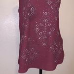 Juicy Couture dark purple maroon sequined tank top Photo 2
