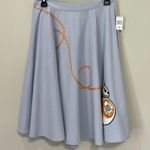 Her Universe Star Wars BB8 Grey Skirt Circle Swing BB-8 Sz M New Retro BB-8 Photo 1