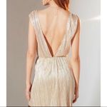 Urban Outfitters UO Oh My Love Shimmer Pleated Fit + Flare Dress Photo 1