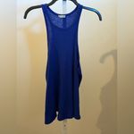 Free People  Royal Blue Ribbed Tank Top Photo 2