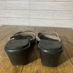 Skechers  Sz 10 Womens Luxe Foam Bling Black Strappy Sandals Shoes Photo 4