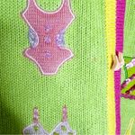 Storybook Knits Beach Fashion Button Cardigan Small Green Photo 2