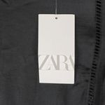 ZARA  Contrasting Lace Midi Dress Black Sheer Sexy Goth Punk Size Medium New Photo 10