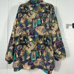 Lady CA Sport Vintage Silk Zip Up Golf Theme Jacket Size 2XL EUC Photo 4