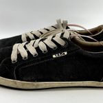 Taos Star Casual Sneakers Lace Up Low Top Canvas Charcoal Wash Comfort Black 10 Photo 3
