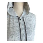 Cuddl Duds  Light Gray Hooded Zip Up Sweatshirt Size XL Photo 2
