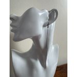 Gunmetal Threader Earrings NWT Photo 4