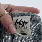 Tokyo Darling Aeropostale Heather Gray Ribbed Knit Cold Shoulder Top Photo 2