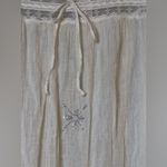 Oscar de la Renta  Lace Trim Tiered Nightgown Slip Dress Cottagecore Prairie M Photo 1