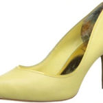 Ted Baker  Y2k London mitilia butter yellow pumps / heels pointy toe Photo 0