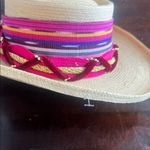 Stetson La Giralda Palm Leaf Womens Hat Maya Quiche Indians Guatemala Size 7 1/8 Photo 1