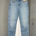 Madewell NWT  Petite Stovepipe Jeans Carey Wash Blue Photo 1