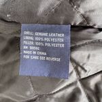 Vintage Rainforest Black Leather Jacket Quilted Lining Buckle Details Medium Photo 5