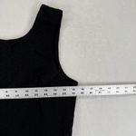 Amanda Uprichard  Black Textured Sleeveless Sheath Dress Size M Photo 2