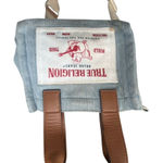 True Religion  Denim and Tan Mini Bag Photo 0