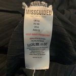 Missguided Black Deep V  Short Sleeve Bodysuit Photo 5