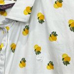 Gloria Vanderbilt  Women Short Sleeves White Yellow Lemon Pullover Shirt Size 1X Photo 10
