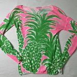Lilly Pulitzer  Pineapple Green Pink Printed Cotton Longsleeve Photo 0