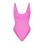 SKIMS  Scoop Neck One Piece Neon‎ Orchid 2X Photo 7
