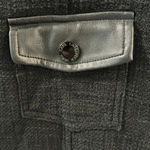 Karl Lagerfeld  Black‎ Miniskirt with faux leather trim Photo 1