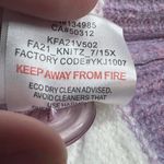 For Love & Lemons  Purple Stripe Sleeveless Cropped Sweater Vest Medium New Photo 52