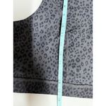 Torrid  Sports Bra Happy Camper Gray Black Leopard 5X Criss Cross Back Zip‎ Front Photo 5