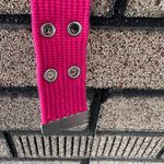 Mudd Hot Pink Double Grommet Belt Y2K 2000s Canvas 36” x 1.5” Photo 3
