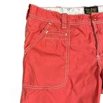 Ralph Lauren POLO Jeans Bermuda Shorts Women’s 10 Coral Pink Y2K Baggy Tie Hem Photo 3