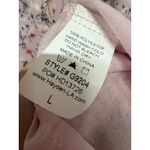 Hayden Girl Pink Floral Blouse Short Sleeve Flowy Family Pictures Size Large Photo 5