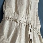 Romeo + Juliet Couture : Ivory/Tan Jumpsuit- adjustable straps, pockets, wide leg-M Photo 10