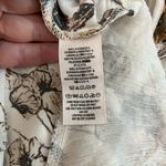 ZARA Free People Butterfly Nature Print Smocked Tie Front Blouse Size XS Photo 10