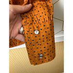 Free People Show Stoppin' Sepia Brown Button Blouse - Size - XS Photo 6