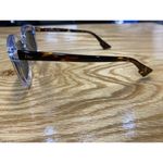 Christian Dior DiorMania 2 Womens Havana Clear Plastic Blue Lense Sunglasses A35 Photo 2