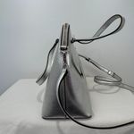 Kate Spade NWT Medium Dome Crossbody Bag Silver Leather NEW Photo 2