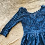 NWT Long lace dress blue perfect‎ for prom or wedding Size M Photo 0