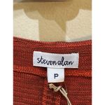 Steven Alan  Women's Bodycon V-Neck Knit‎ Kirby Dress Dark Rust Multi Space Dye Photo 3