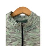 Talbots T BY  Green Navy Mock Zip Activewear Athleisure Women's Medium Petite MP Photo 3